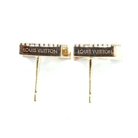 LOUIS VUITTON Gold Earrings - Picture 6 of 8